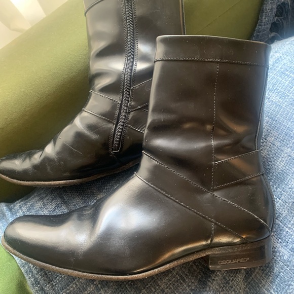 DSquared2 black ankle boots - Picture 2 of 9